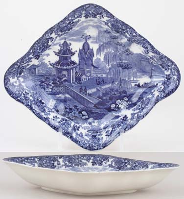 Dish diamond shape c1910